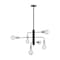 Nuvo Fixture, Chandelier, 6-Lght, Incandescent, 100W, 120V, A19, Medium Bse, Bulb Count: 6 60/7354 - alternate 2